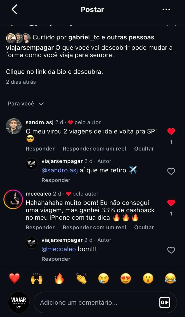 Feedback de @sandro.asj · @meccaleo