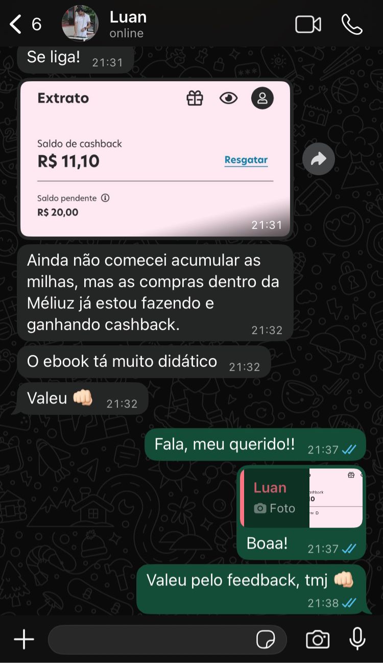 Feedback de Luan