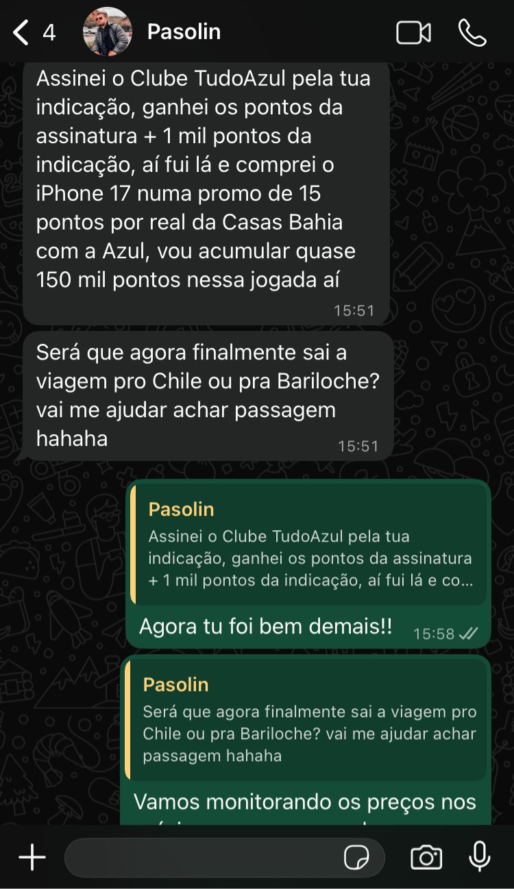Feedback de Pasolin
